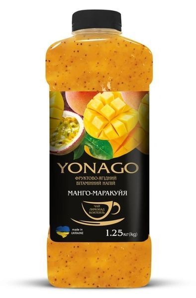Фруктово-ягідний вітамінний напій YONAGO &laquo;МАНГО-МАРАКУЙА&raquo; 1.25 кг 770017209 фото
